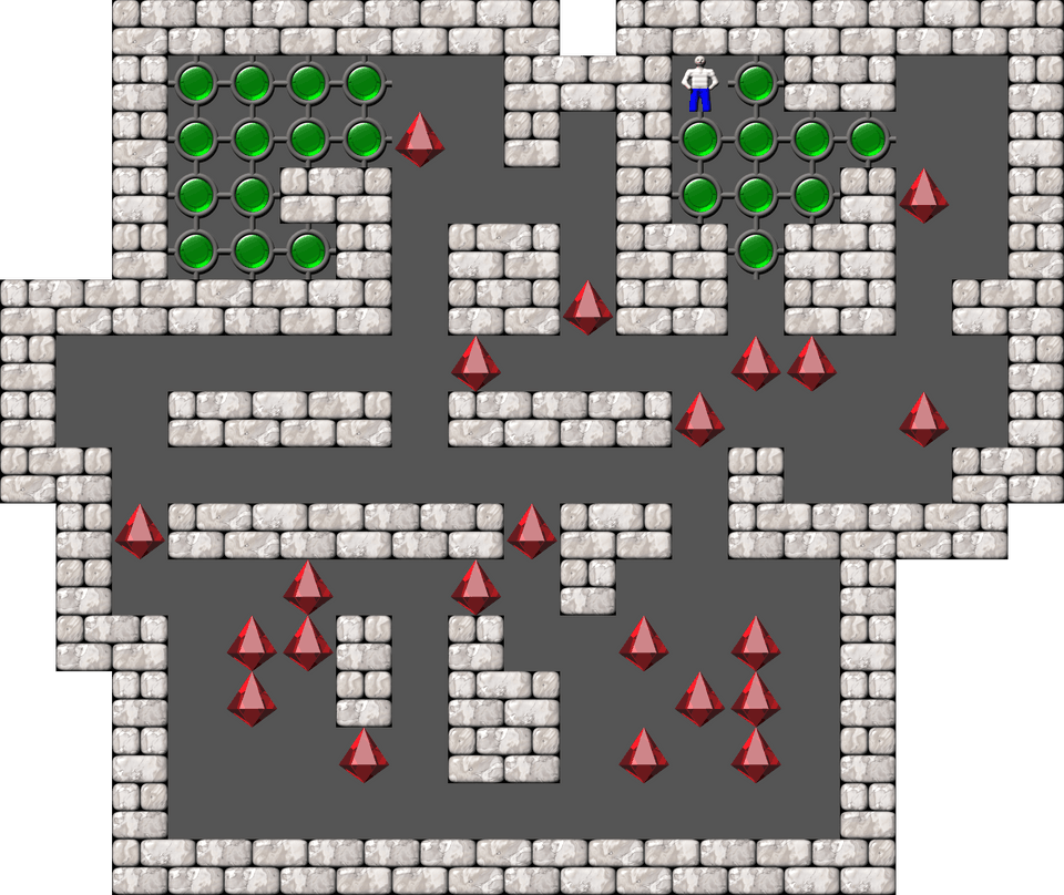 Sokoban Cargo Bay Deluxe level 16